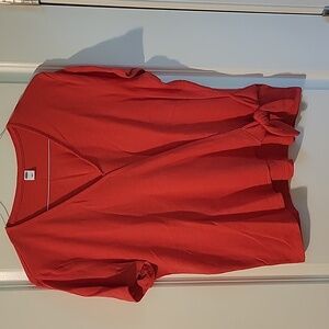 Large Old Navy Wrap-around Coral Top